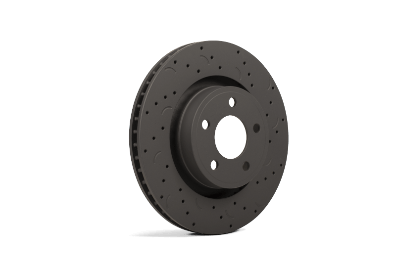 Hawk Talon 2005 Saab 9-2X Drilled and Slotted Rear Brake Rotor Set - Build Theory