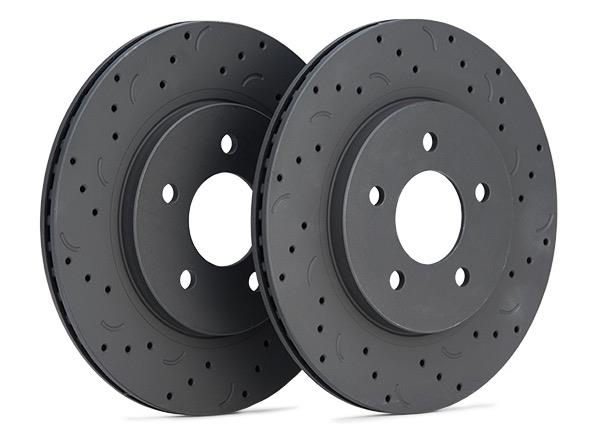 Hawk Talon 2008 Infiniti EX35 Drilled and Slotted Front Brake Rotor Set - Build Theory