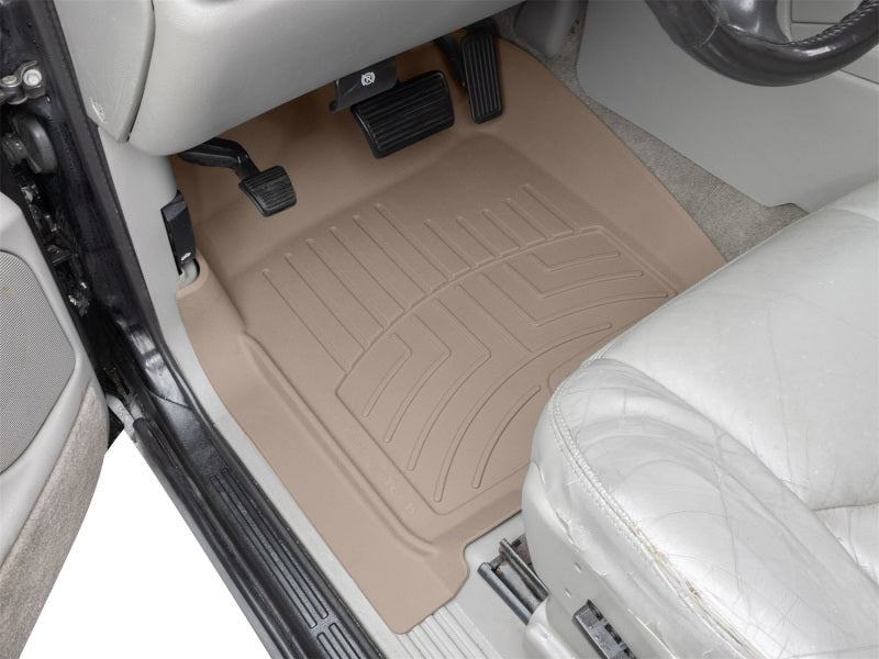 WeatherTech 02-06 Chevrolet Avalanche / Cadillac Escalade (ESV & EXT) Front FloorLiner - Tan - Build Theory