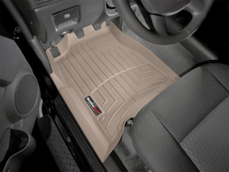 WeatherTech 04+ GMC Canyon Ext Cab Front FloorLiner - Tan - Build Theory