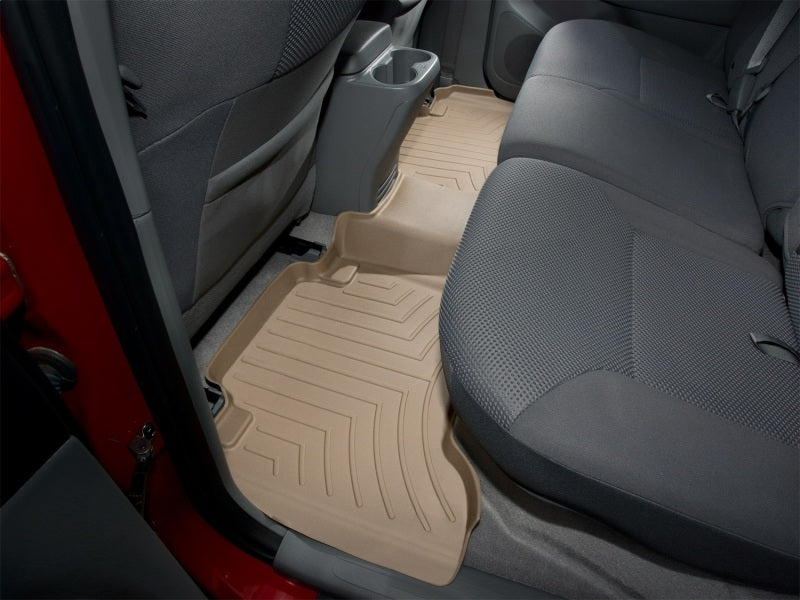 WeatherTech 05-13 Toyota Tacoma Double Cab Rear FloorLiner - Tan - Build Theory