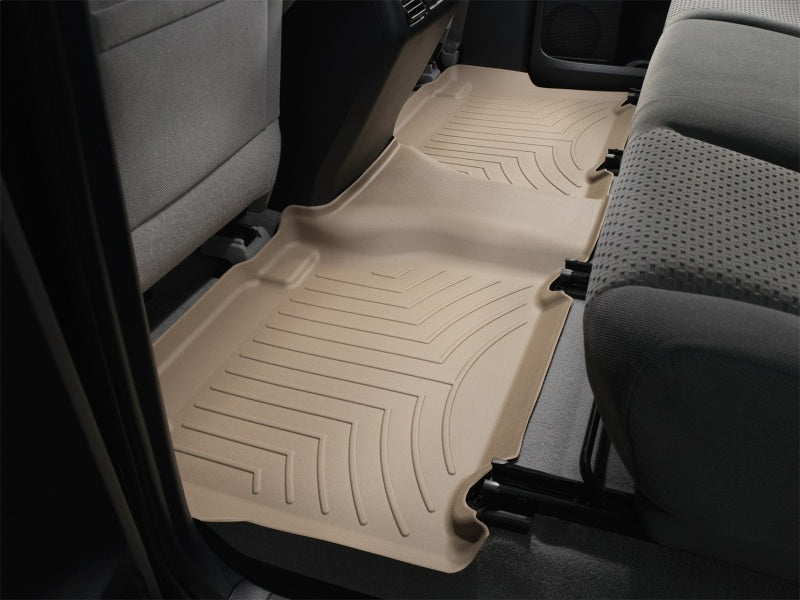WeatherTech 07-13 Toyota Tundra CrewMax Rear FloorLiner - Tan - Build Theory