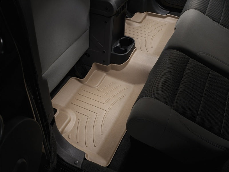 WeatherTech 07+ Jeep Wrangler Unlimited Rear FloorLiner - Tan - Build Theory