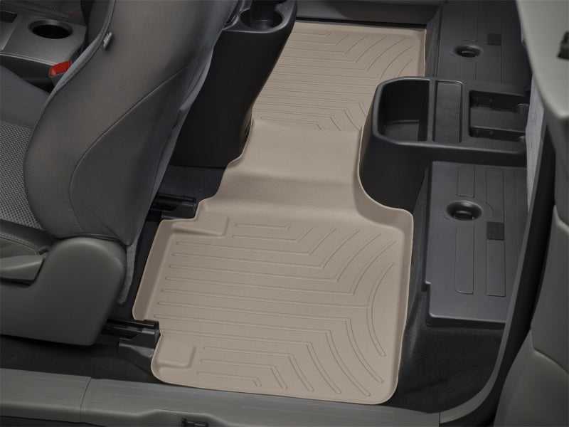 WeatherTech 12-13 Toyota Tacoma Rear FloorLiner - Tan - Build Theory