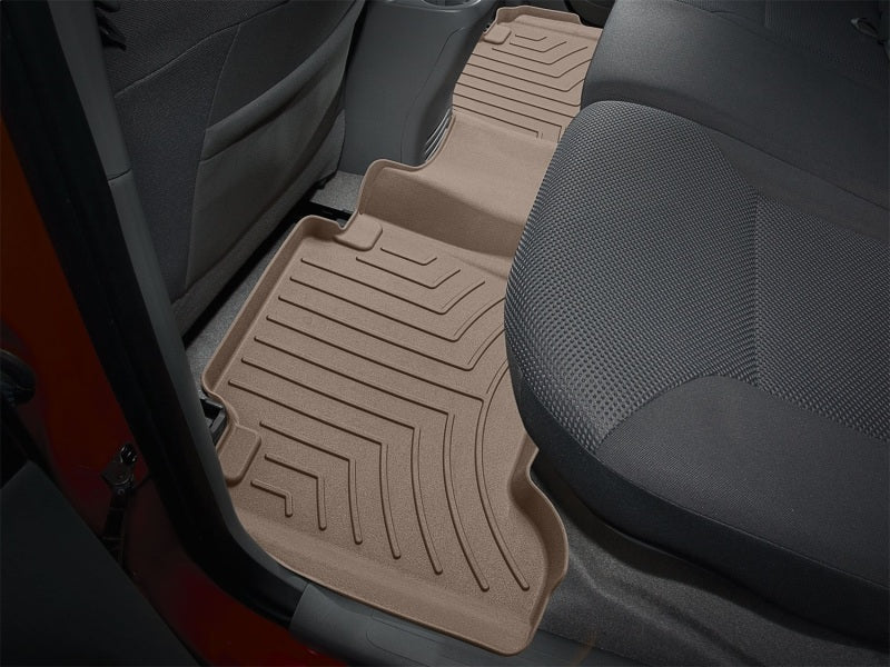 WeatherTech 12-15 Toyota Tacoma 2nd Row Rear FloorLiner HP - Tan - Build Theory