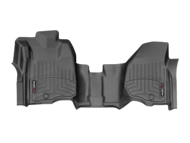 WeatherTech 12-16 Ford F-250/F-350/F-450/F-550 Vinyl Front FloorLiner - Black (SuperCrew/SuperCab) - Build Theory