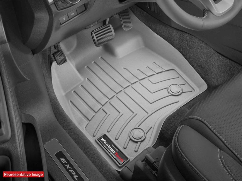 WeatherTech 14+ GMC Sierra/Denali 1500 / Chevy Silverado 1500 Front FloorLiners - Black - Build Theory
