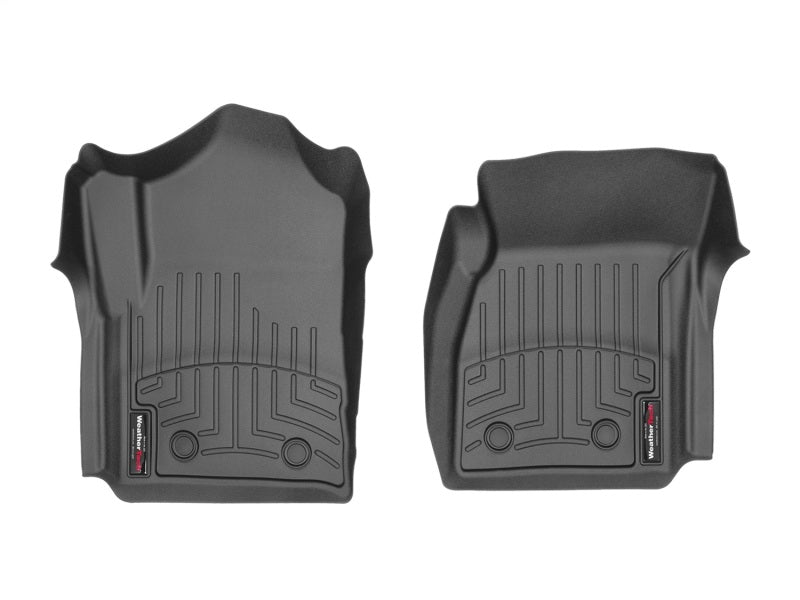 WeatherTech 14+ GMC Sierra/Denali 1500 / Chevy Silverado 1500 Front FloorLiners - Black - Build Theory