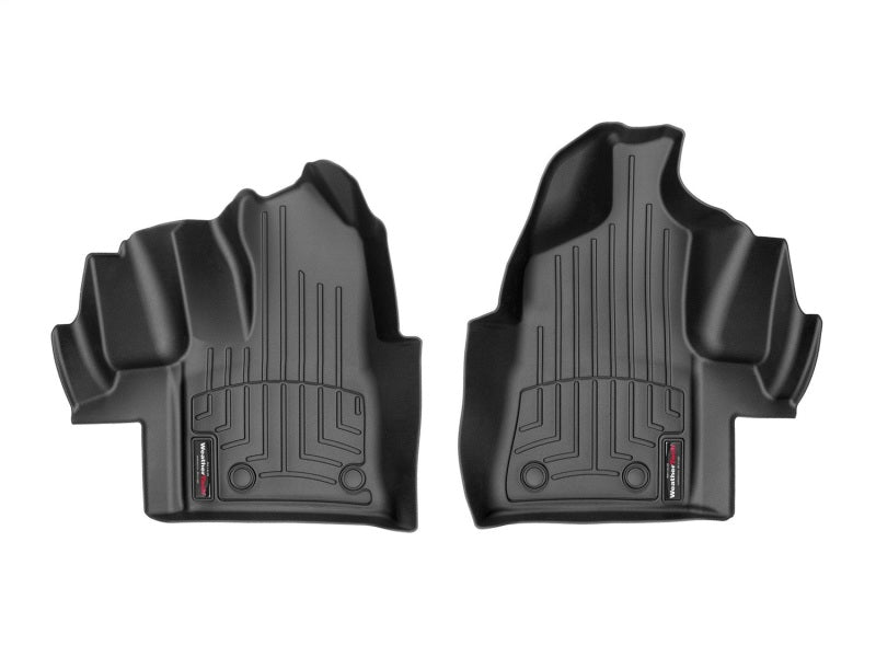 WeatherTech 15-16 Ford Transit 150/250/350/Cargo Van Vinyl Front FloorLiner - Black - Build Theory