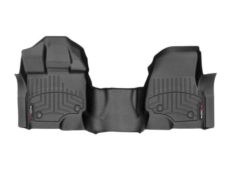 WeatherTech 15+ Ford F-150 SuperCab (Vinyl Floors) Front FloorLiner - Black - Build Theory