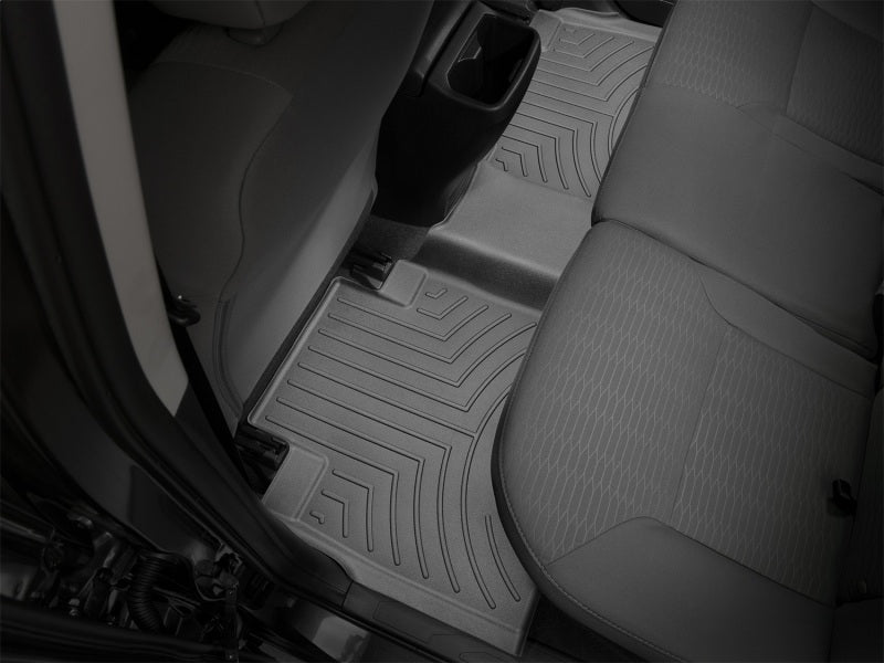 WeatherTech 16-23 Toyota Tacoma Double Cab Rear FloorLiner - Black - Build Theory