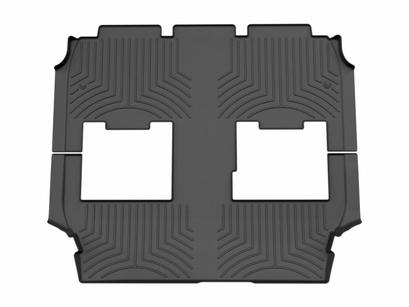 WeatherTech 17-20 Chrysler Pacifica Hybrid 2nd Row Rear FloorLiner HP - Black - Build Theory