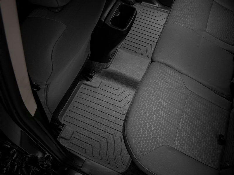 WeatherTech 18-20 Toyota Tacoma Double Cab Rear FloorLiner - Black - Build Theory