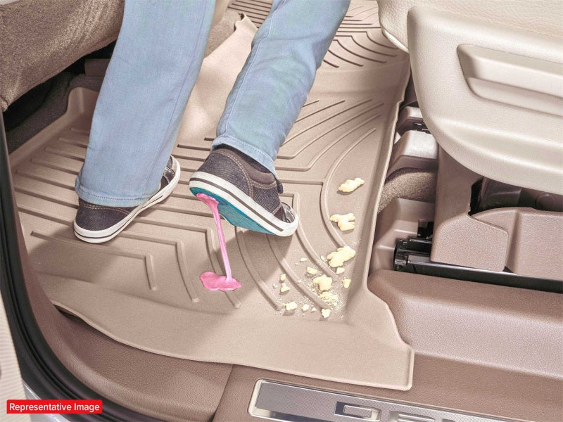 WeatherTech 20-24 BMW X3 M (Incl. Competition) Rear FloorLiner HP - Tan - Build Theory