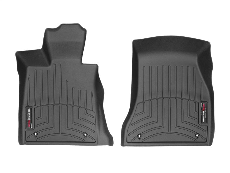 WeatherTech 2016+ BMW 7-Series Front FloorLiner - Black (No Rear Executive Lounge Seating Package) - Build Theory