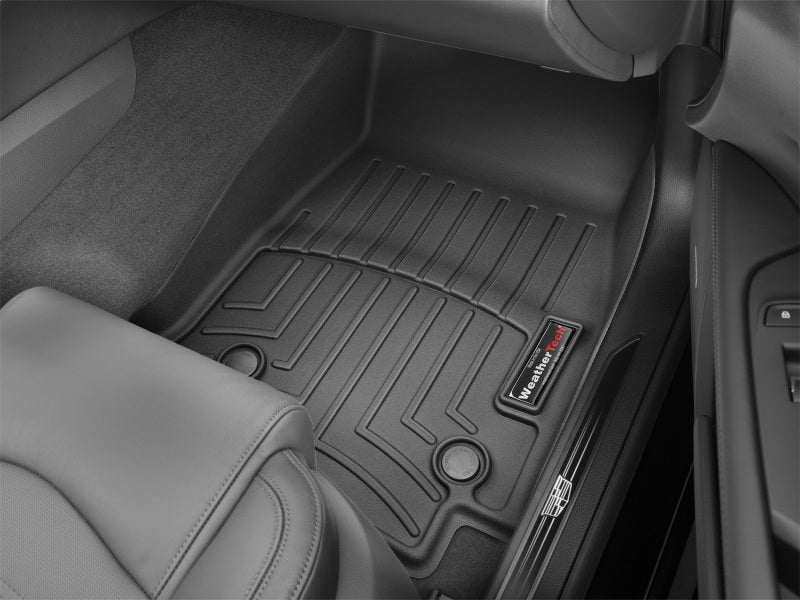 WeatherTech 2016+ Cadillac CT6 Front FloorLiners - Black - Build Theory