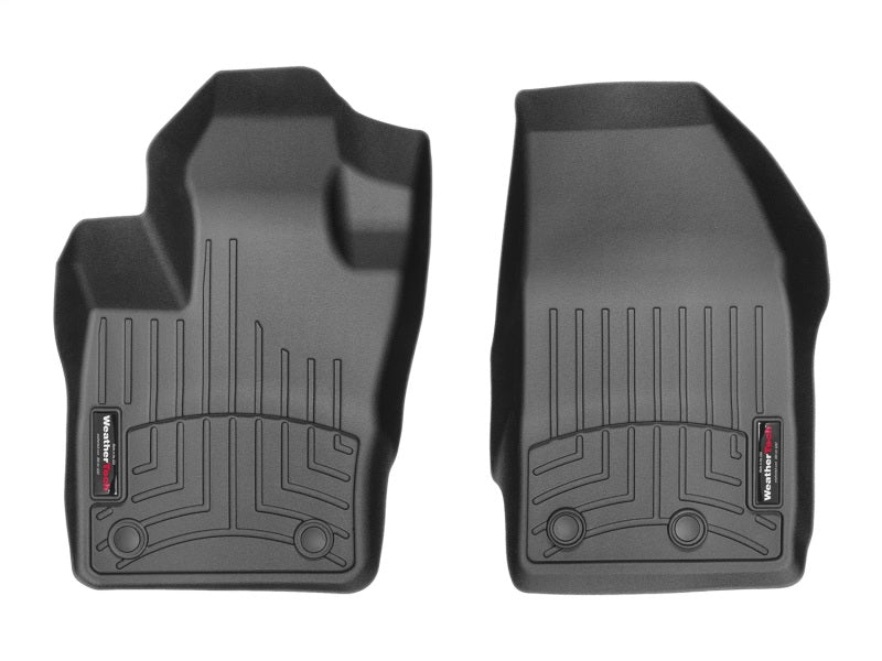 WeatherTech 2016+ Fiat 500X Front FloorLiners - Black - Build Theory