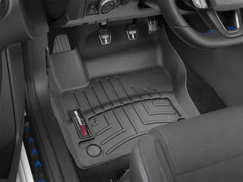 WeatherTech 2016+ Ford Focus RS Front FloorLiners - Black - Build Theory