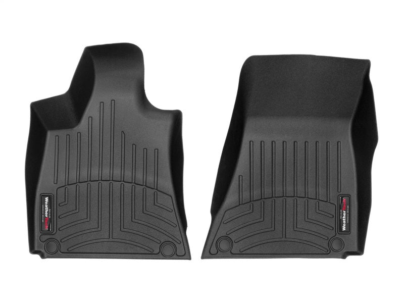 WeatherTech 2016+ Maserati Quattroporte Front FloorLiner - Black (1 Grommet Style) - Build Theory