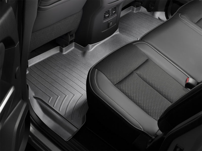 WeatherTech 2016+ Nissan Titan XD Crew Cab Rear FloorLiner - Black - Build Theory