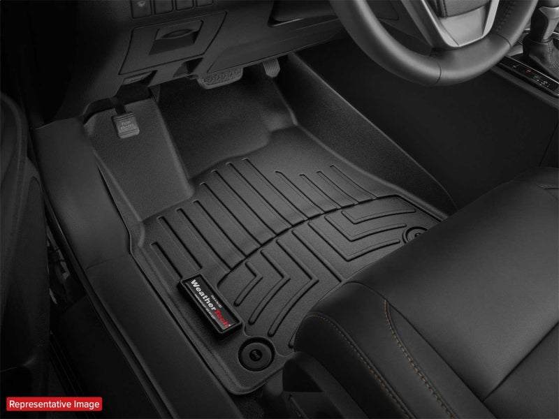 WeatherTech 2016+ Tesla Model X Front FloorLiner - Black - Build Theory