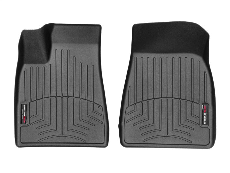 WeatherTech 2016+ Tesla Model X Front FloorLiner - Black - Build Theory