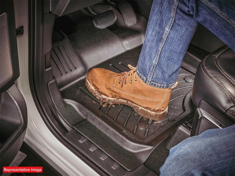 WeatherTech 2017+ Chrysler Pacifica Front FloorLiner HP - Black - Build Theory