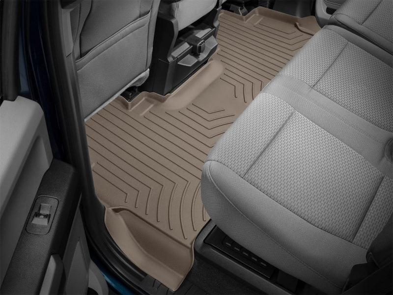 WeatherTech 2017+ Ford F-250/F-350/F-450/F-550 Rear FloorLiner HP - Tan - Build Theory
