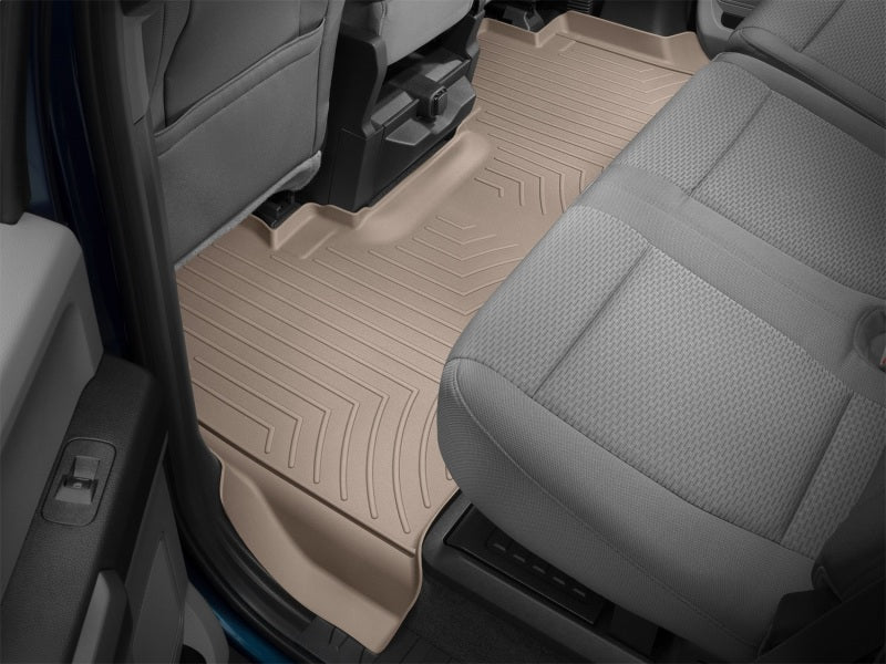 WeatherTech 2017+ Ford F-250/F-350/F-450/F-550 Rear FloorLiner - Tan - Build Theory