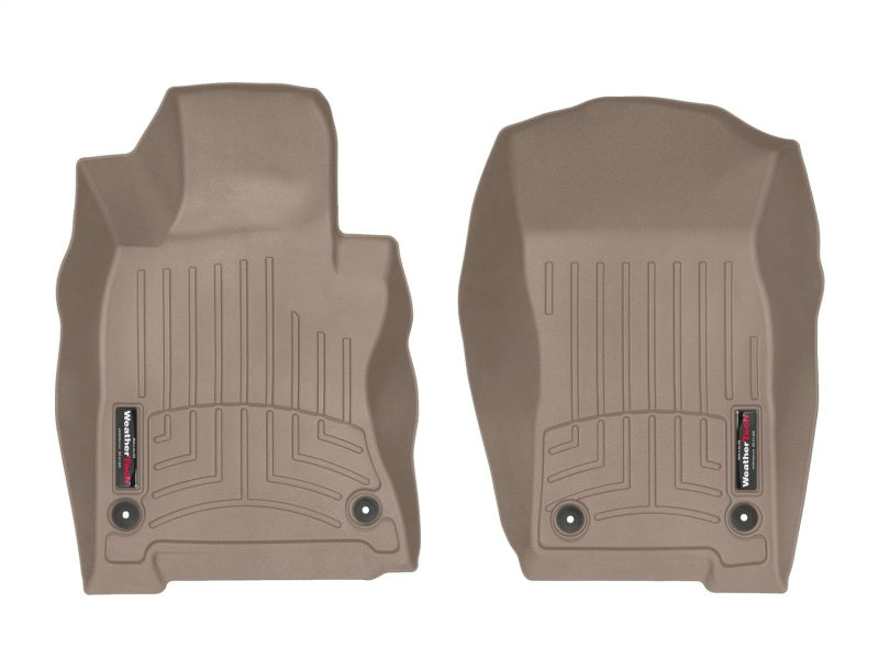 WeatherTech 2018+ Infiniti Q50 Front FloorLiner - Tan (Will Fit Hybrid Models) - Build Theory