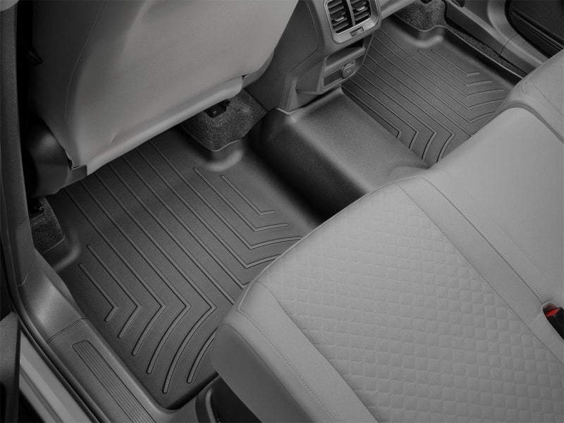 WeatherTech 2018+ Volkswagen Tiguan Rear FloorLiner - Black (Fits 5 & 7 Passenger Models) - Build Theory